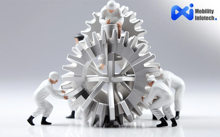 Teamwork with gears – Mobility Infotech