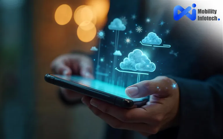 Cloud computing illustration