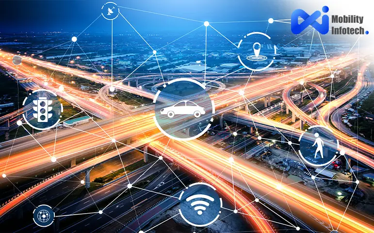 Smart transportation network with connected car technology by Mobility Infotech