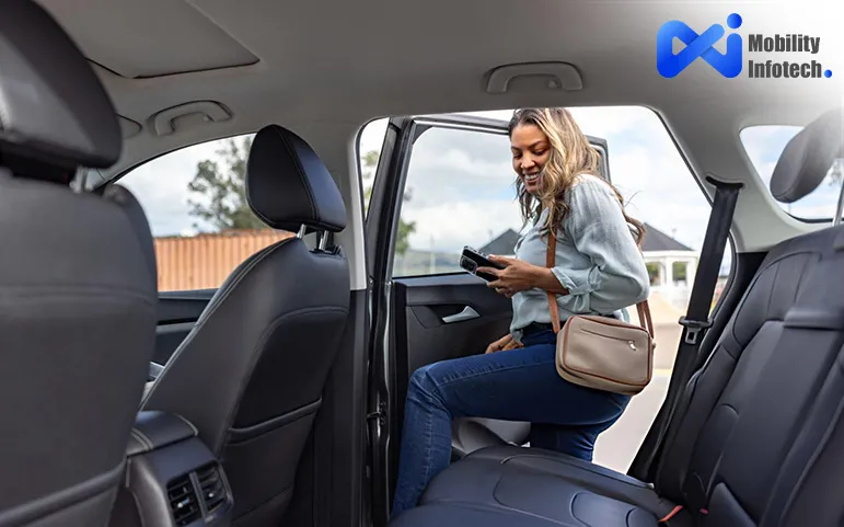 Passenger taxi app features