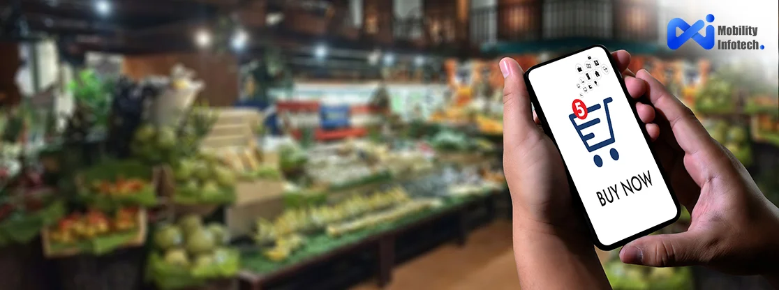 grocery delivery app development by showing them how long their orders will take to arrive