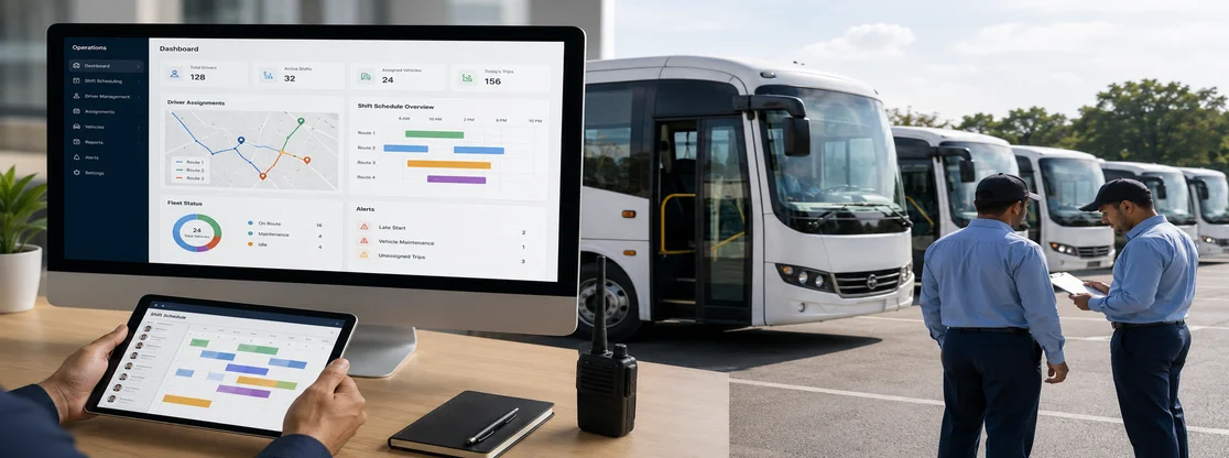 Automating Driver Assignments and Shift Scheduling for Shuttle Fleets