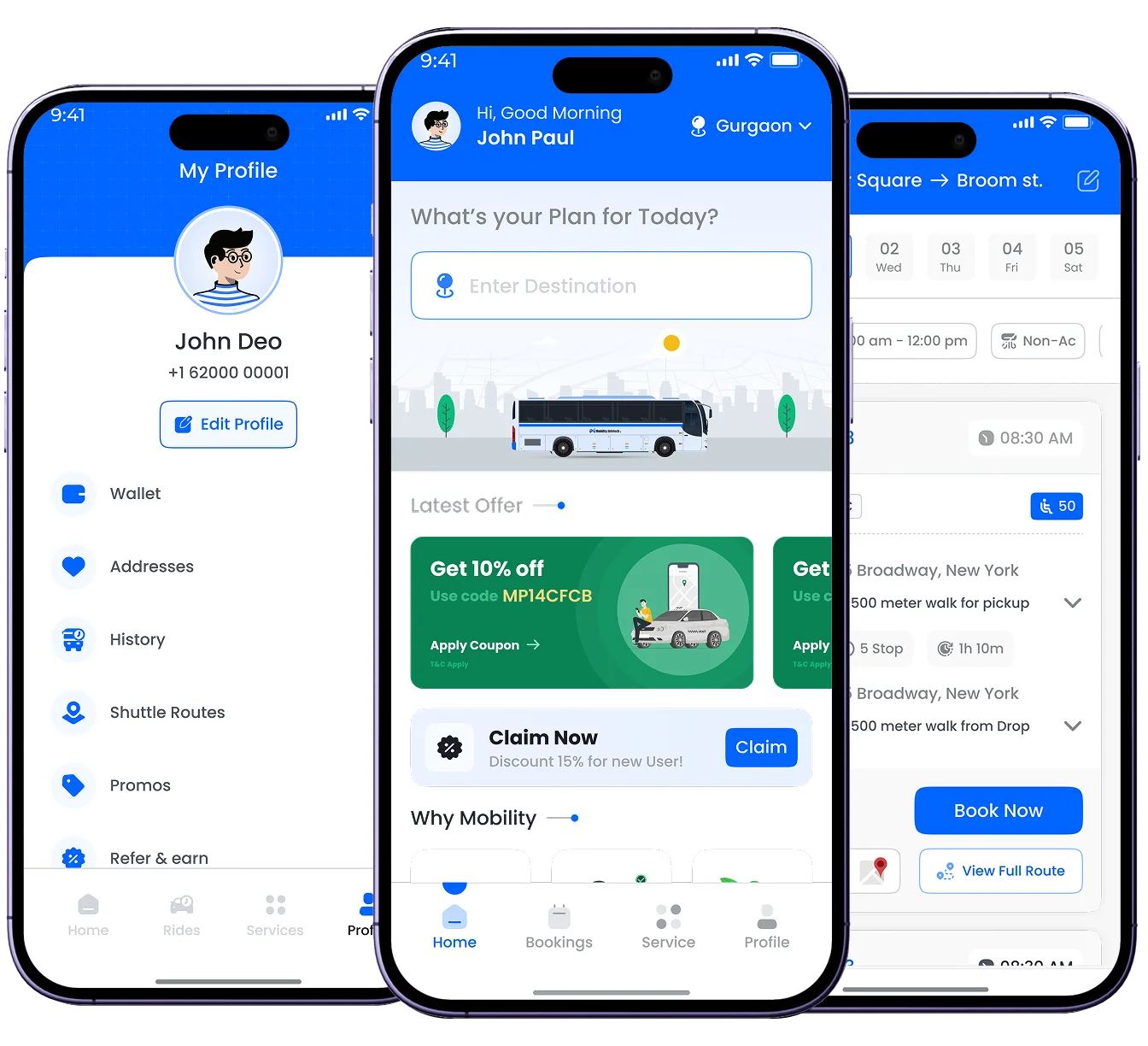 Gala shuttle app