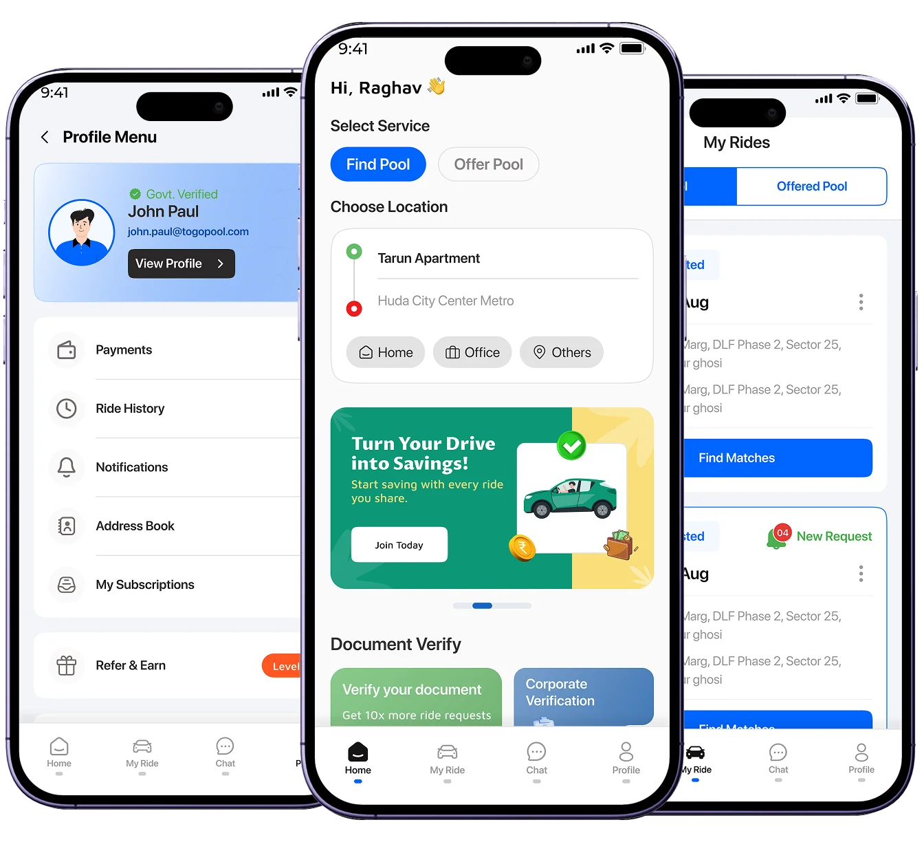 carpool software app