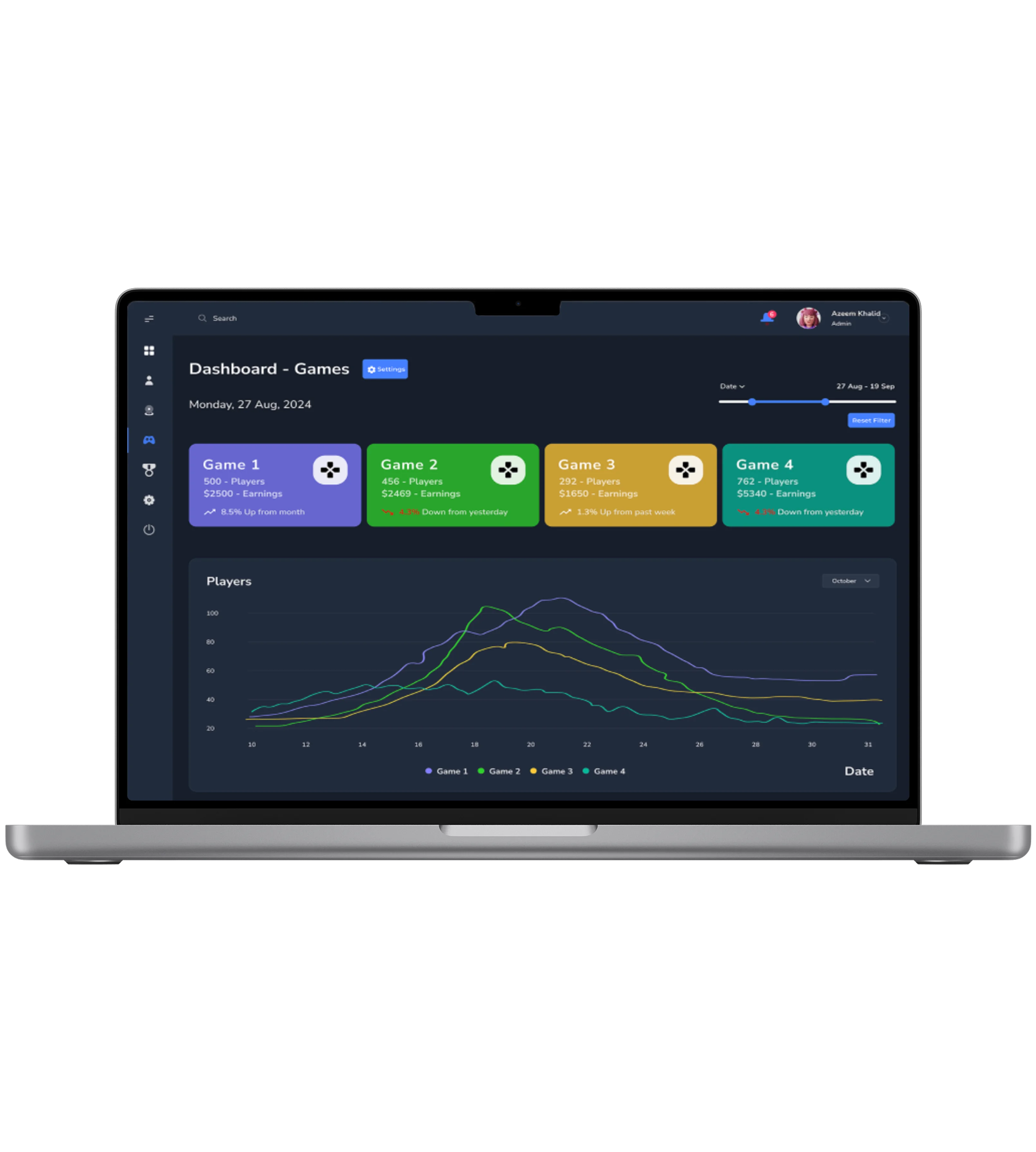 Piqle Ball admin dashboard