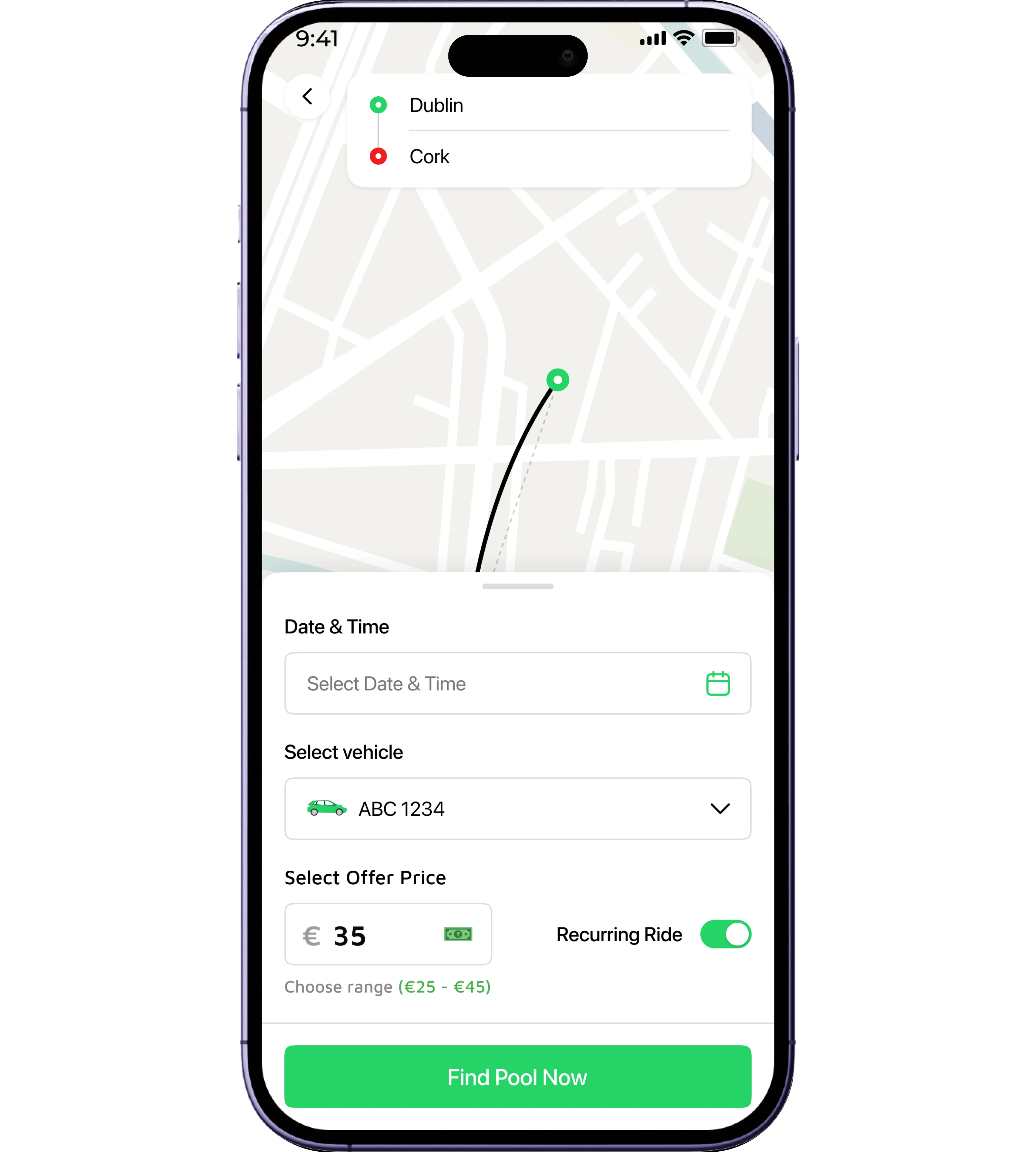 GoWi app driver interface